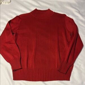 Dress barn Deep Red Women's Sweater NWOT